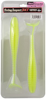 Приманка Keitech виброхвост Swing impact fat 7,8" 484 Chartreuse Shad
