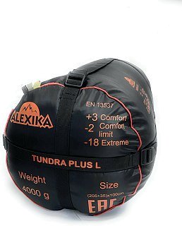 Мешок спальный Alexika TUNDRA Plus L оливковый левый - фото 7
