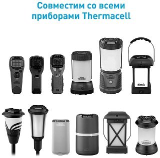 Набор запасной ThermaCell 4 газовых картриджа и 12 пластин - фото 7