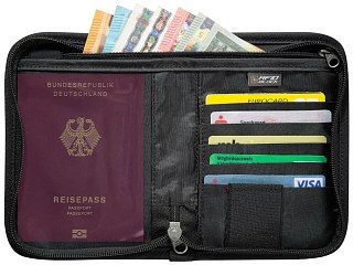 Кошелек Tatonka Travel zip M rifd black  - фото 6