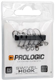 Крючок Prologic Swivel Hook CS №6 5шт - фото 1