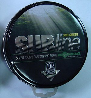 Леска Korda Subline ultra tough sinking mono green 1000м 0,40мм