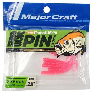 Приманка Major Craft PW Aji pin 2,5' цв.065 Clear pink