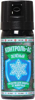 Аэрозоль Тюменские Аэрозоли Контроль-АС 65мл ментол струйный флип-топ зеленый - фото 1