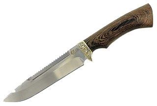 Нож ИП Семин Щука кованая сталь 95x18 венге литье - фото 2