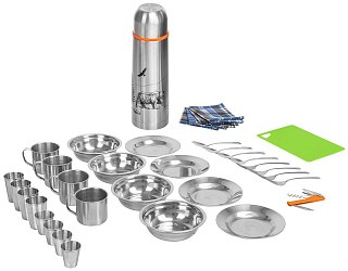 Набор Helios для пикника Camping на 4 персоны с термосом - фото 2