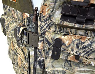 Жилет ХСН охотника 20 патрон с рюкзаком осока  - фото 4