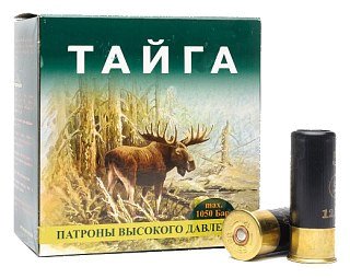 Патрон 12х70 Феттер 3 36г тайга полумагнум 1/25/250