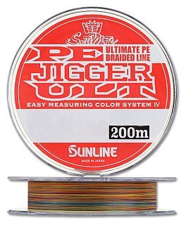Шнур Sunline PE Jigger ULT 8braid 200м 1,0 16lb