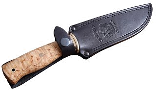 Нож Северная Корона Барс дамасская сталь карельская береза - фото 4