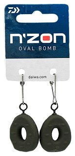 Груз Daiwa N'ZON Oval Bomb 40г 2шт