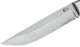 Нож ИП СЕМИНА Тигр кованая сталь Х12МФ орех плашка - фото 6