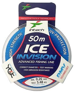 Леска Intech Invision Ice Line 50м 0.26мм 5.48кг - фото 1