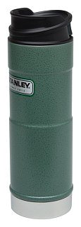 Термокружка Stanley Classic 1-Hand 0,47л темно-зелёная - фото 2