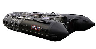 Лодка Хантер 380 Про серый кмф - фото 3