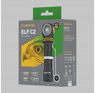 Фонарь Armytek Eif C2 USB-C белый Com - фото 6