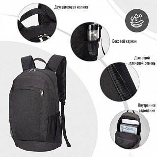 Рюкзак Samstrong Business черный - фото 3