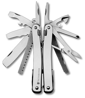 Мультиинструмент Victorinox SwissTool spirit 105мм серебристый - фото 1