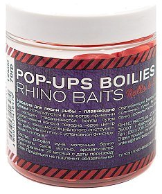 Бойлы Rhino Baits  Pop-up Strawberry клубника 12мм 70гр банка