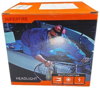 Фонарь Superfire HL12-S налобный  1200 Lumens - фото 9