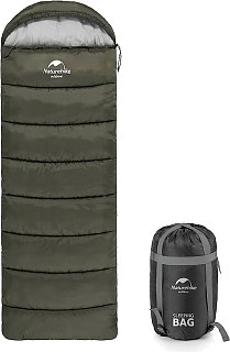 Спальник Naturehike U Series envelope army green U250 правый