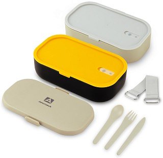 Ланчбокс Арктика 1350мл черный/бежевый - фото 3