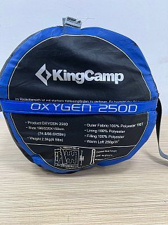 Спальник King Camp Oxygen 250D -3C синий - фото 8