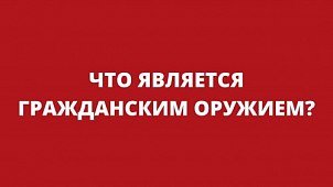 Что является гражданским оружием согласно Федеральному закону "Об оружии"