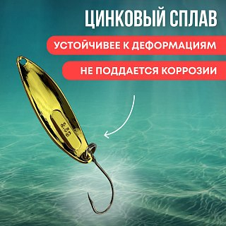 Блесна Riverzone LittleKiller 2,5гр 32мм gold - фото 2