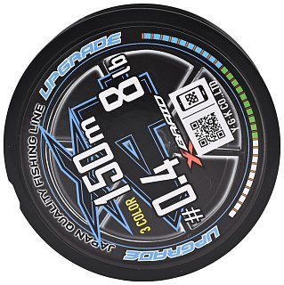 Шнур YGK X-Braid Upgrade X4 150м PE 0,4 3 colors - фото 4