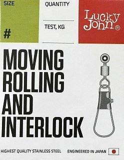 Вертлюг Lucky John Moving Rolling and Interlock 01S black