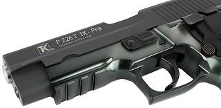 Пистолет Техкрим Р226Т ТК-Pro 10х28 SIG-Sauer dark grey ОООП - фото 11