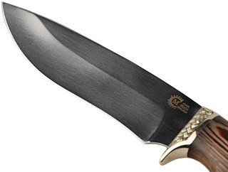 Нож ИП Семин Близнец кованая сталь 95х18 венге литье - фото 6