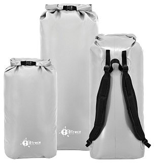 Гермомешок BTrace DryBag 100л с лямками серый - фото 3