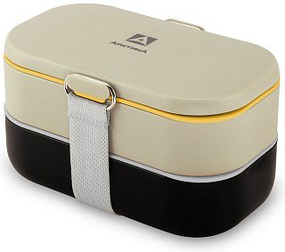 Ланчбокс Арктика 1350мл черный/бежевый - фото 1