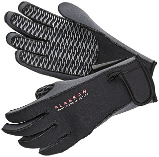 Перчатки Alaskan неопрен черно-серые
