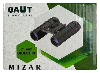 Бинокль Gaut Mizar 8x21 Roof-призмы BK7 черный  - фото 8