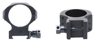 Кольца Vector Optics 30мм X-ACCU 1" высота 25,4мм низкие Picatinny XASR-3001P - фото 3