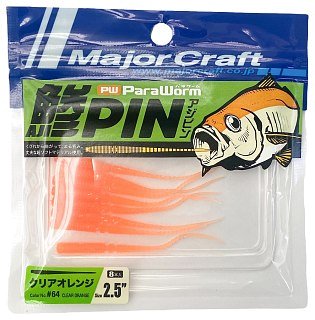 Приманка Major Craft PW Aji pin 2,5' цв.064 Clear orange
