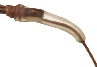 Трубка изогнутая для крючка Gardner Covert hook aligners small c-thru brown - фото 3