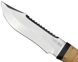 Нож Росоружие Тайга 95х18 береста рисунок - фото 6