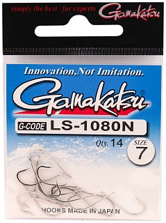 Крючок Gamakatsu NL LS-1080N nickel №7 - фото 1