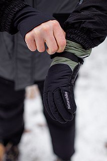 Перчатки Naturehike GL13 warm riding green - фото 5