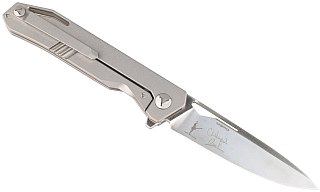 Нож Mr.Blade Keeper M390 titanium handle складной металик - фото 3