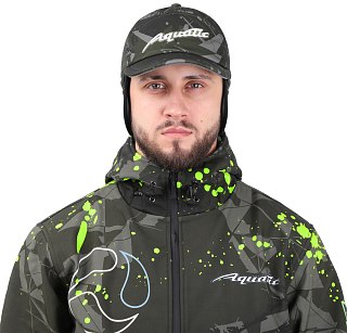 Кепка Aquatic КА-24 утепленная camo khaki - фото 6