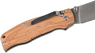 Нож Boker Magnum Pakka Hunter складной сталь  7CR17MOV рукоять дерево - фото 3
