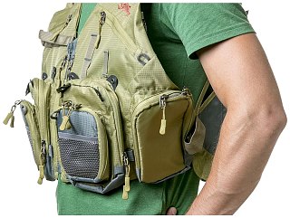 Жилет Tramp рыболовный разгрузочный Angler  хаки, L/XL - фото 5