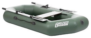 Лодка Тонар Бриз 190 с веслами зеленый купить в интернет-магазине «Мир охоты»
