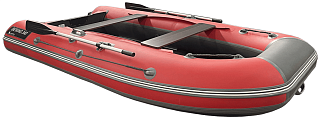 Лодка BigBoat Bering 340К красно-серый - фото 3