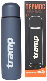 Термос Tramp Basic 1л серый - фото 1